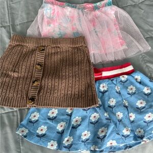 3 skirts for girls